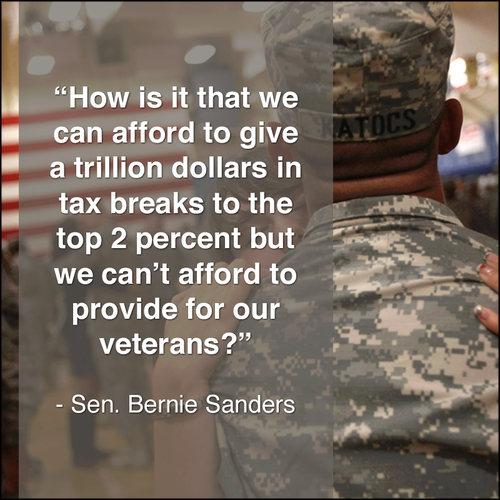 Corporations or Veterans, Republicans always choose Corporations.