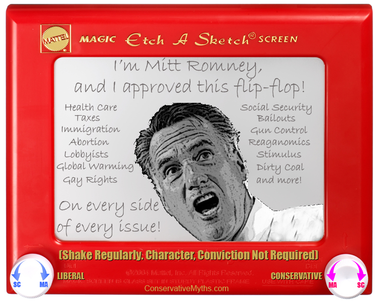 Flip-flopper, flip flopper Mitt Romney