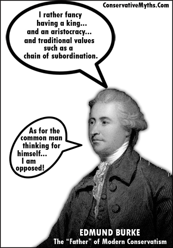 Edmund Burke and the conservative chain of subordination.